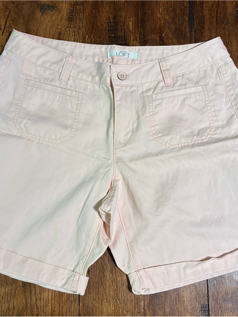 LOFT Pale Pink Women's Cotton Shorts